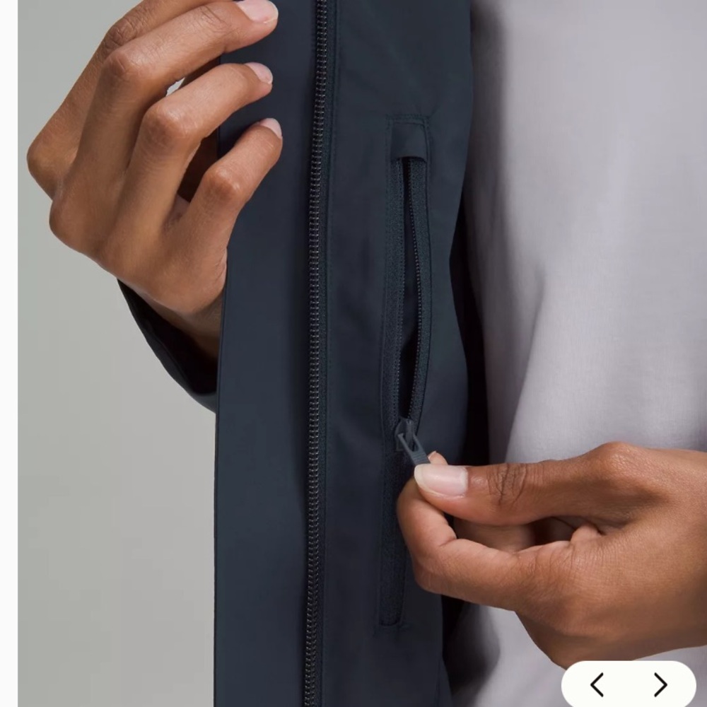 lululemon athletica Dark Blue Trench Coat - Picture 5 of 16